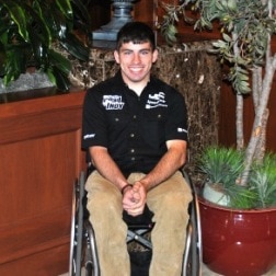 First paralyzed F1 driver